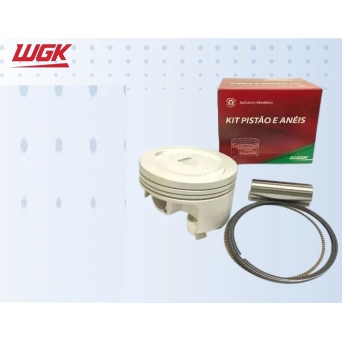KIT PISTAO COM ANEL HONDA CG 150 0,25 WGK ORIGINAL IMPORTADO 1º LINHA — imagem 2 de 2