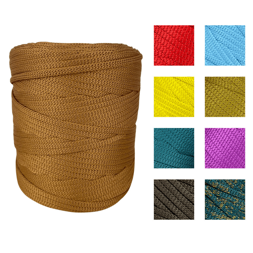 Fio Náutico Premium Malhafio 5mm 500g 100% Poliéster Variadas Cores