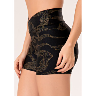 SHORT FITNESS FEMININO COM CÓS TRANSPASSADO LUSH DLK em Oferta na Shopee