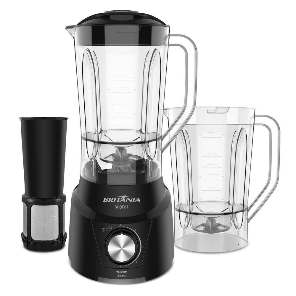 Liquidificador Britânia BLQE01 2 Copos 2,6L 900W 220V em Oferta na Shopee