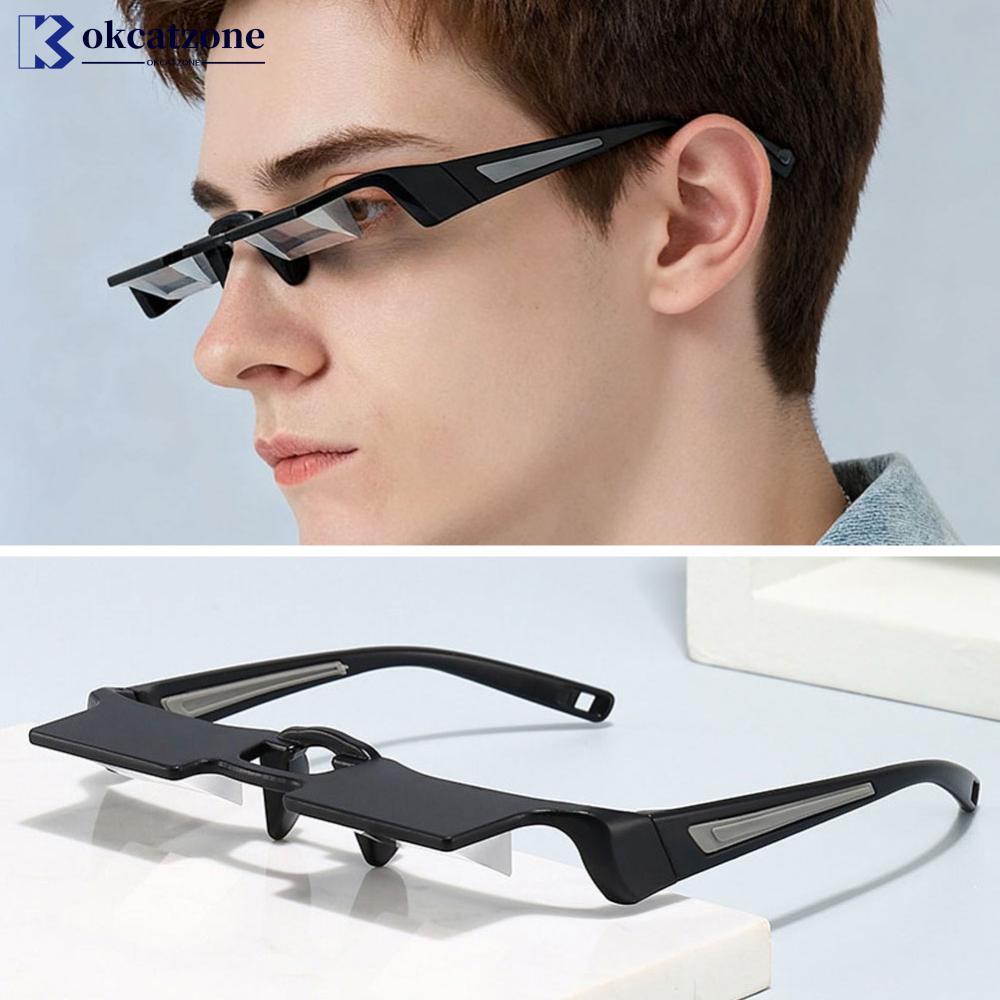 OKCATZONE Óculos Refrativos Preguiçosos Horizontais HD De Leitura 90 Ângulo De Visão Para Assistir Telefone/TV/Livro (Ge