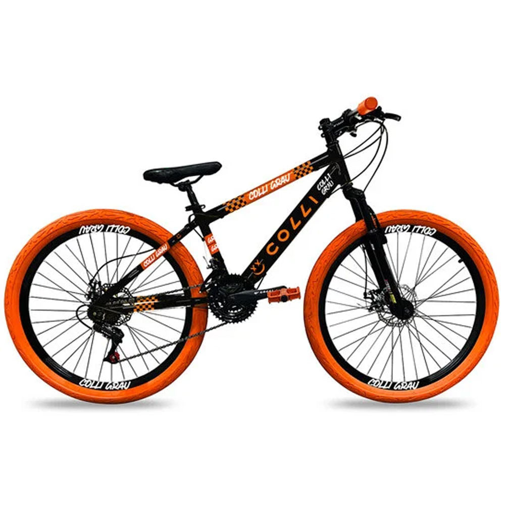 Bicicleta Grau Aro 26 Freio a Disco Quadro 13,5 Polegadas Colli em Oferta na Shopee