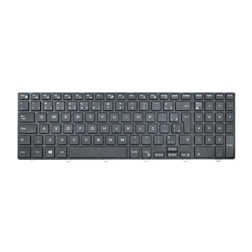 Teclado para Notebook Dell Inspiron 15-3000 Sem Iluminação