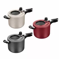 Panela De Pressão Antiaderente Com Visor De Vidro 4,5 L MTA