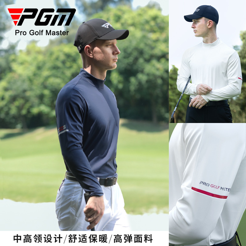 PGM roupas de golfe roupas masculinas camisa de fundo primavera roupas térmicas estilo competição camiseta de manga comp