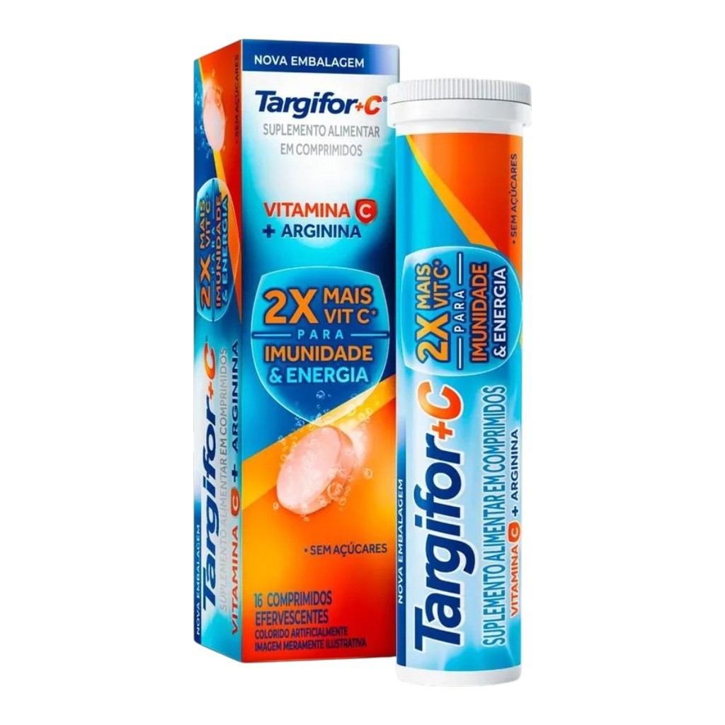 Targifor Vitamina C + Arginina 16 Comp. Efervescente - Sanofi