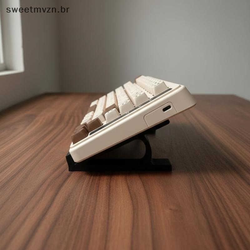 sweetmvzn 1 Par De Risers De Teclado Para Mesa De Computador , Acessórios Ajustáveis Portáteis , Design Ergonômico Uso E