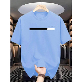 Camisa Masculina Casual & Esportiva Blusa 100% Algodão Camiseta Premium Paris unissex