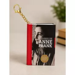 Book Charm | O Diário de Anne Frank | Livro Chaveiro