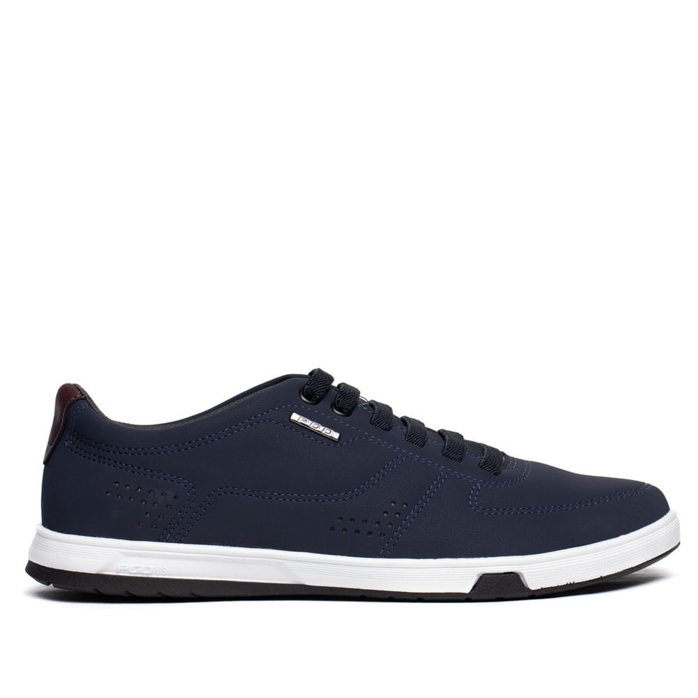 Sapatênis Masculino Pegada de Microfibra Navy Marinho