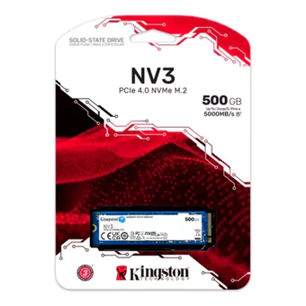 Ssd M.2 Nvme Pci-e Gen 4.0 500gb Kingston Nv3 Ssnv3s
