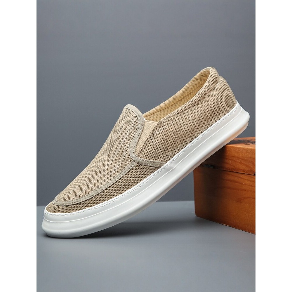 2026 novo estilo sapatos masculinos verão respirável sapatos de malha fina tênis masculinos sapatos casuais deslizamento