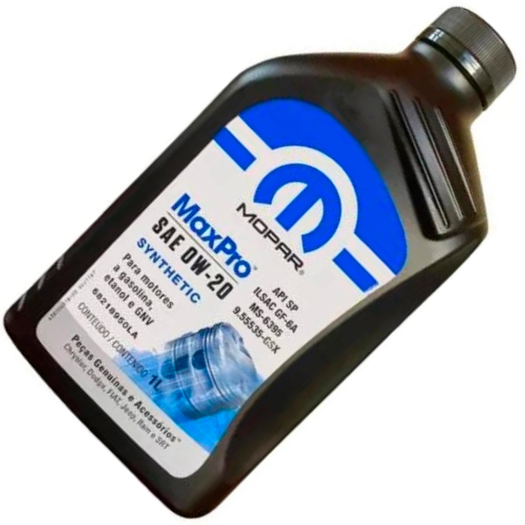 Óleo de Motor Sintético 0W20 API SP Mopar Maxpro Jeep K68218950LA