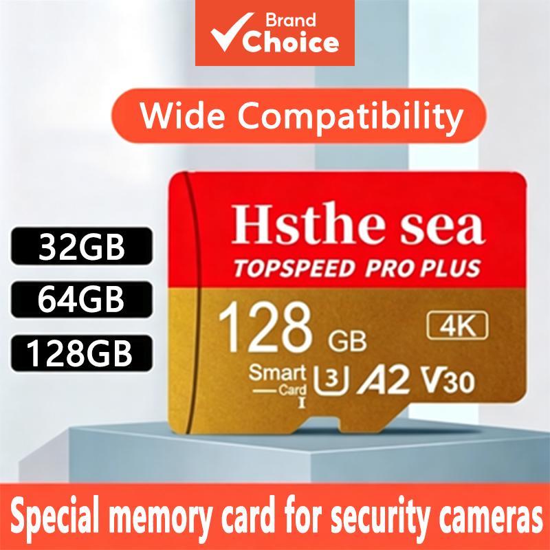 Cartão de Memória TF/SD de Alta Velocidade Classe 10 32GB 64GB 128GB – Armazenamento Durável para Celular, Câmera