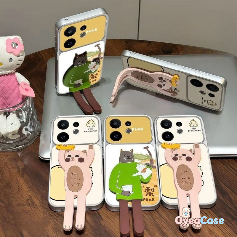 Capas De Suporte Dobráveis De Animais De Desenho Animado Para Samsung Galaxy A27 A37 A36 M36 F36 A35 A34 A33 A32 M32 A31