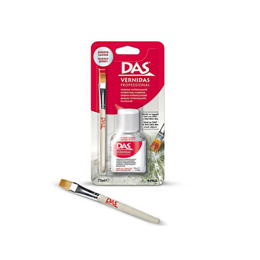 Verniz Protetivo Vitrificante DAS 75ml Com Pincel