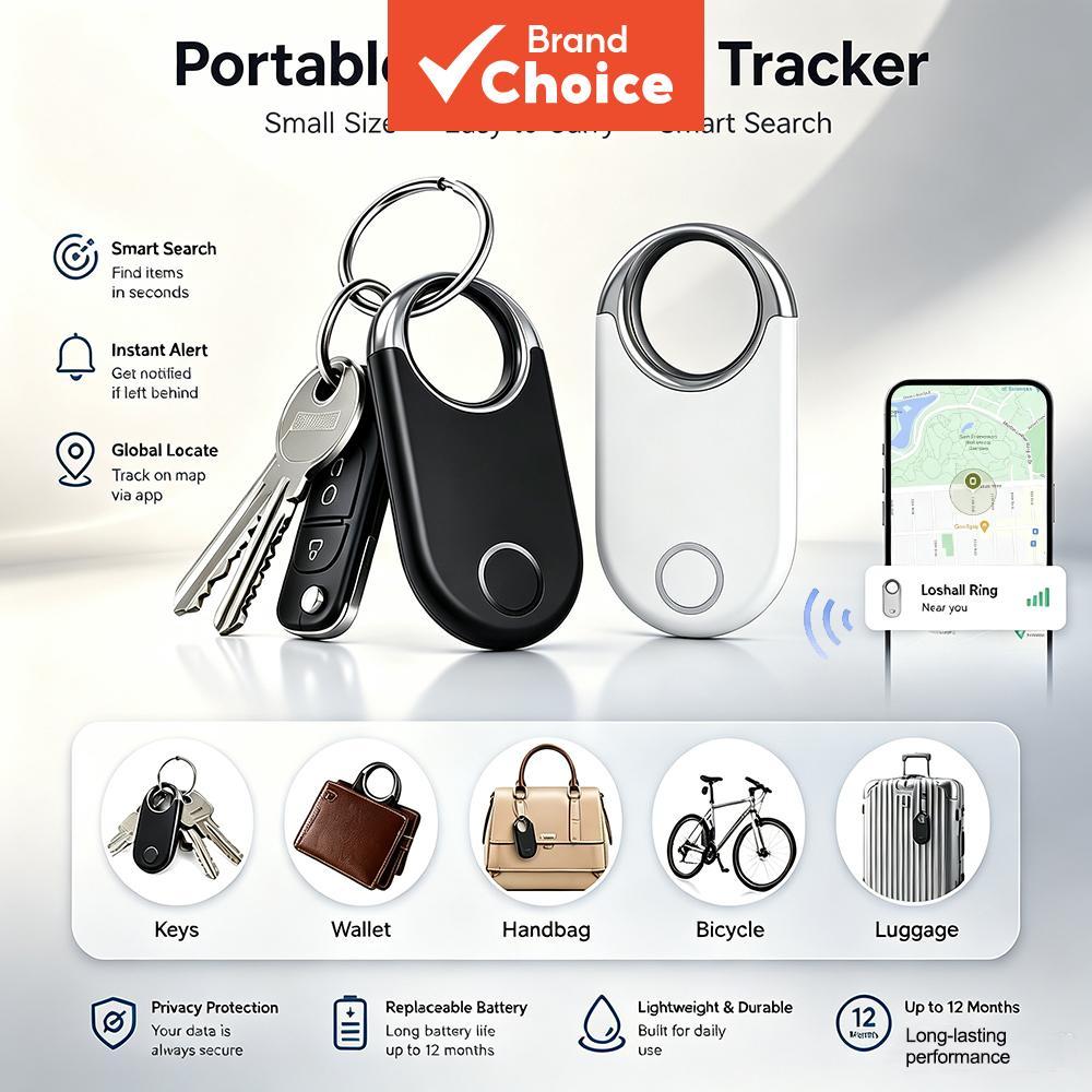 Chaveiro Bluetooth Dispositivo Anti Perda Mini Rastreador Inteligente para Google Encontre Minha Carteira, Carro,