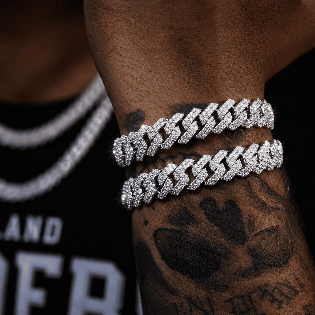 Pulseira Tenis Chain Premium Ice cravejada PRONG magnata Plus