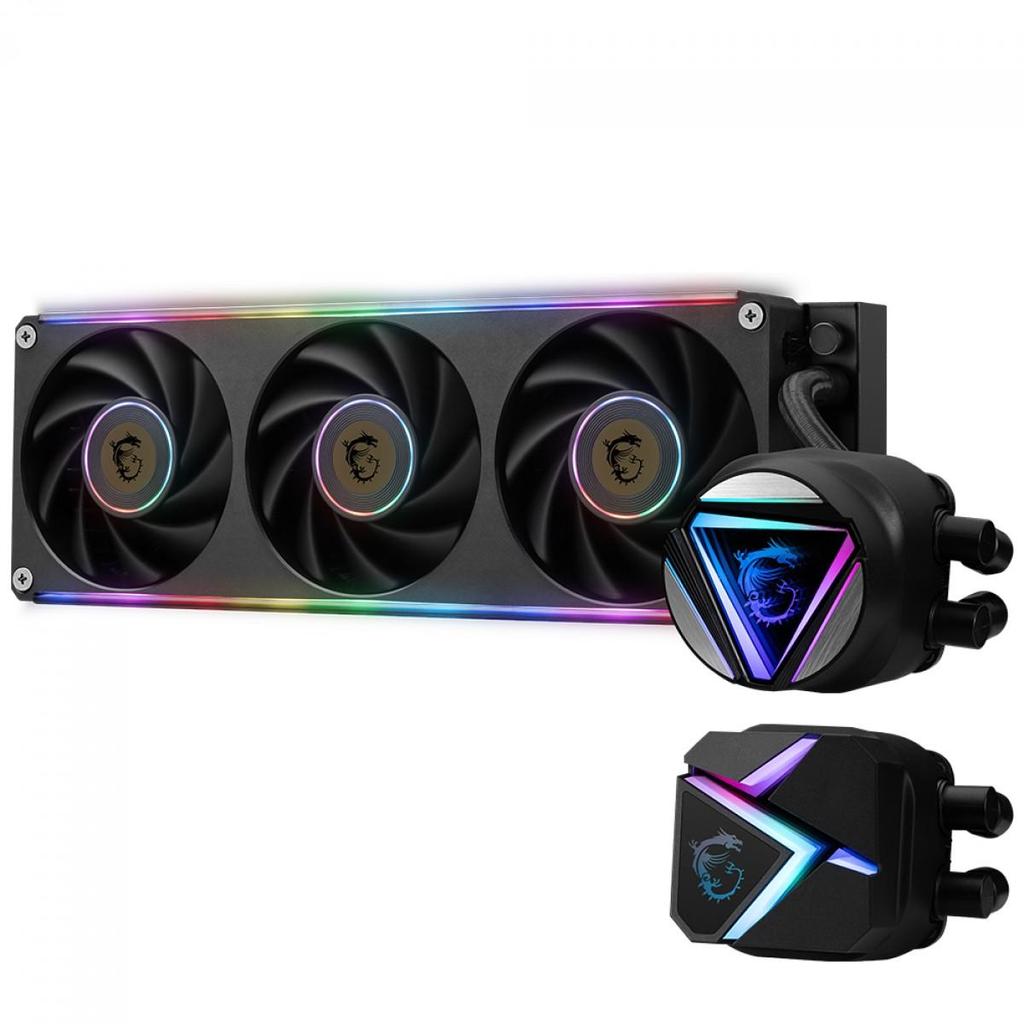 Water Cooler MSI MAG Coreliquid C360 V2, ARGB, 360mm, Intel-AMD, Preto
