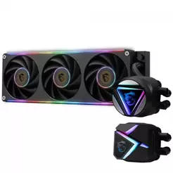 Water Cooler MSI MAG Coreliquid C360 V2, ARGB, 360mm, Intel-AMD, Preto
