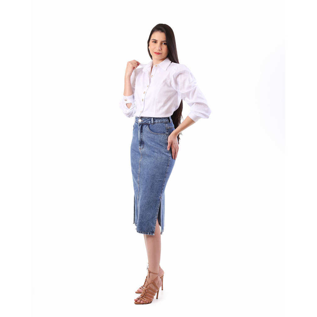 SAIA VECCHI JEANS MODA EVANGELICA EXCLUSIVA (260126) SAIA JEANS 75CM