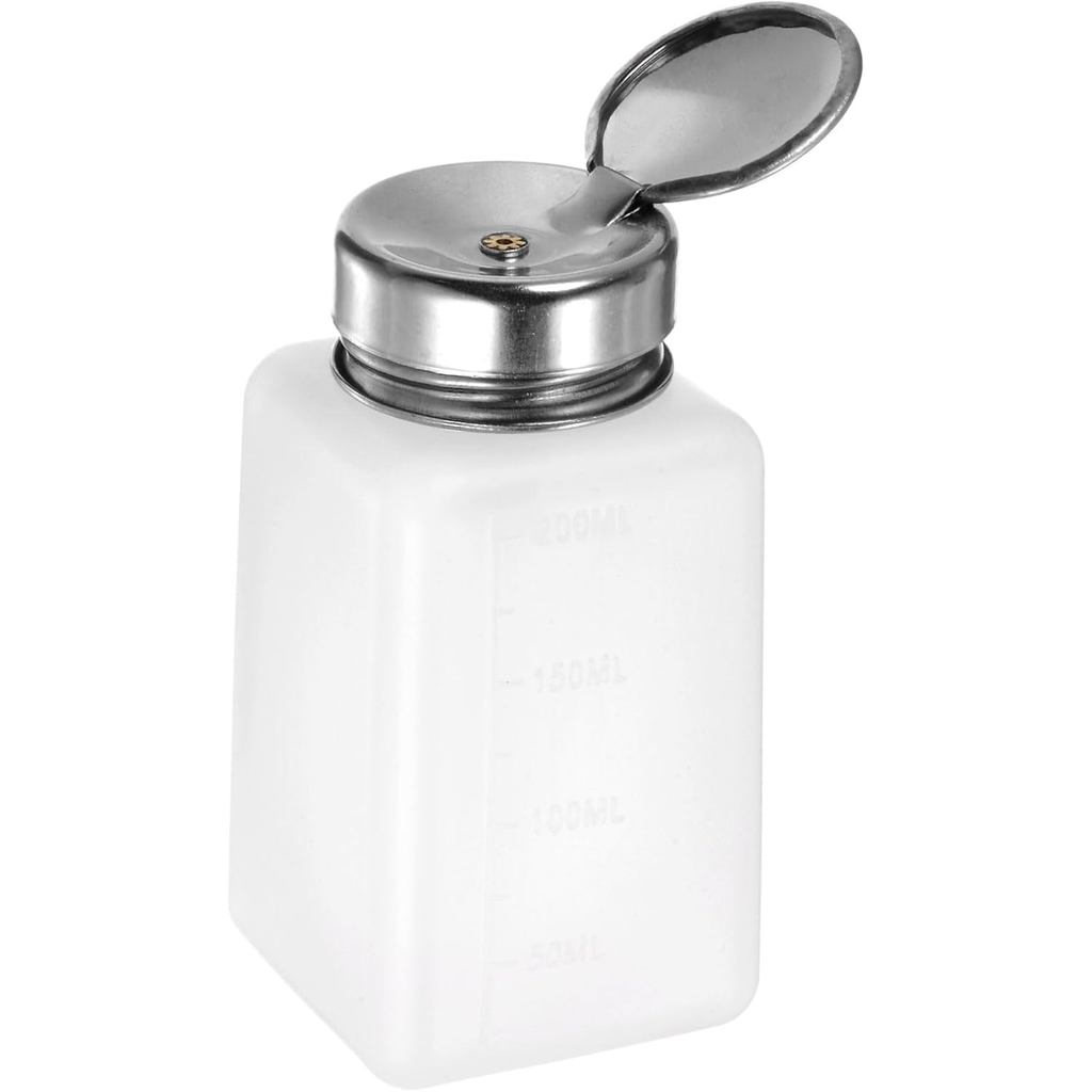 Dispensadores de Álcool Solvente HARFINGTON 200ml (6.8oz) Frasco Dispensador de Líquido com Bomba de Pressão e Tampa de 