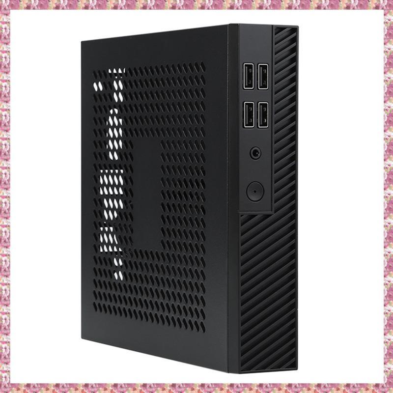 (Zsqa) DX01 Thin Mini ITX Desktop Computer Chassis Acessórios De Substituição Chassi De Computador Fino De Meia Altura D
