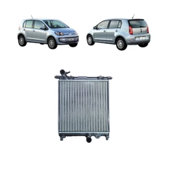 RADIADOR UP 1.0 12V MANUAL COM AR 2014 2015 2016 2017 2018 2019 EXPANDIDO