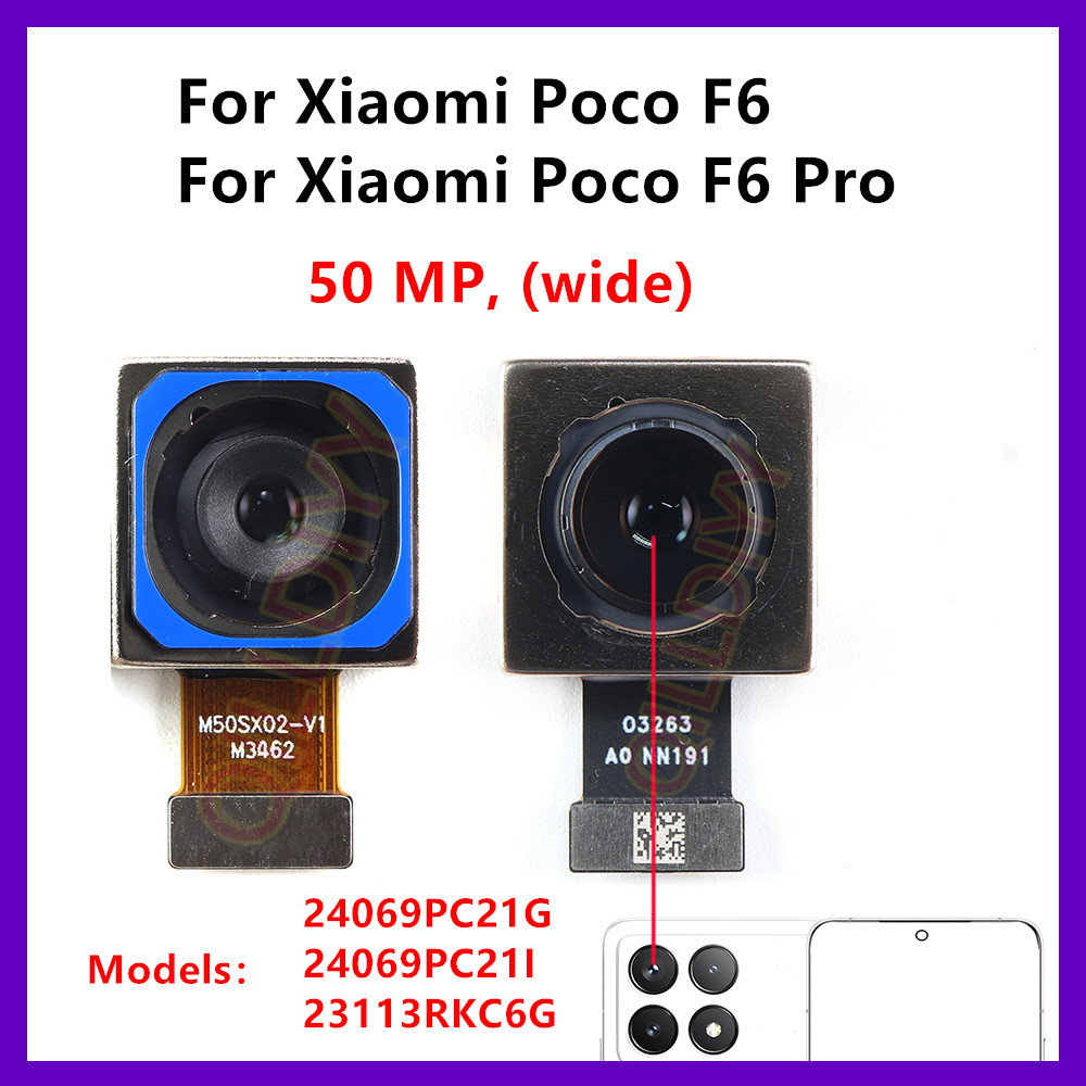 Câmera Traseira Principal De 50MP Para Xiaomi Poco F6/F6 Pro , Módulo De Voltada
