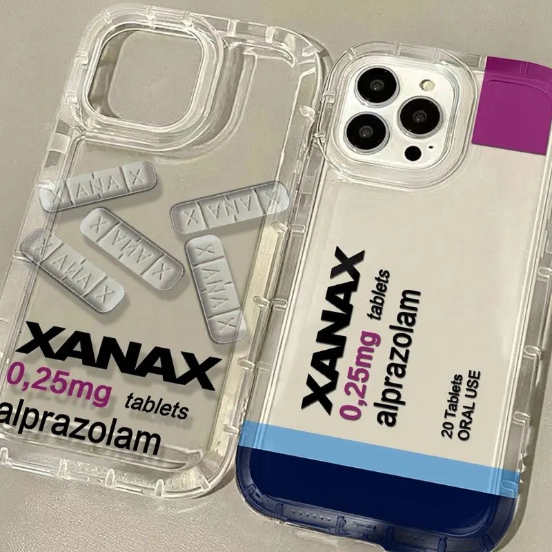 Capa de Telefone XANAX Chill Pill para Samsung Galaxy A55 A35 A05S A15 A54 A34 A24 A14 A05 A04 A13 A73 A53 A33 A23 4G 5G