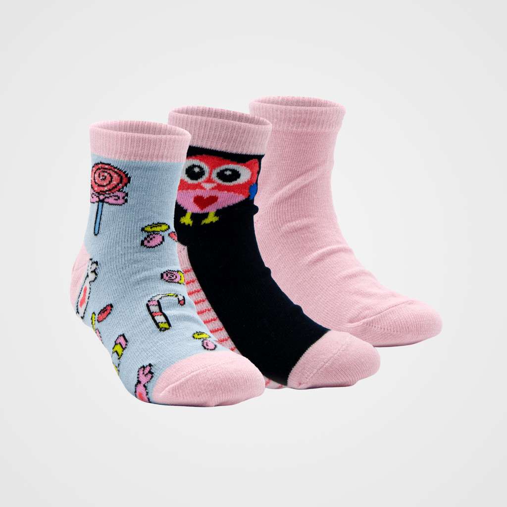 Kit 6 Pares De Meia Juvenil Hoahi Estampado