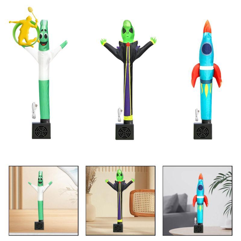 [Asiyy] Air Puppet Dance Artist Desktop Tubo De Ondulação Inflável Conjunto Masculino Ventilador PVC Movimento Divertido
