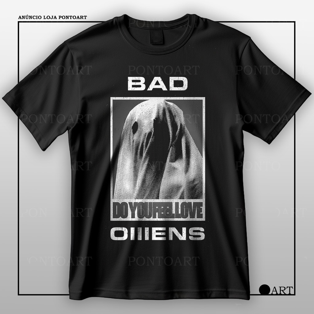 Camiseta Bad Omens Do You Feel Love Camisa 100% Algodão
