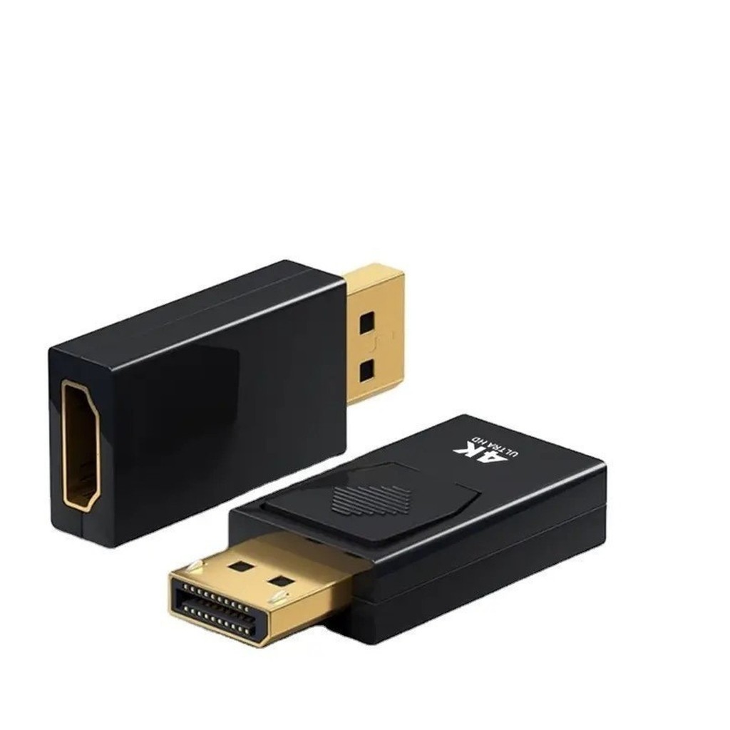 Adaptador DisplayPort HDMI 4K Conversor DP para HDMI Fêmea Compatível com PC Not
