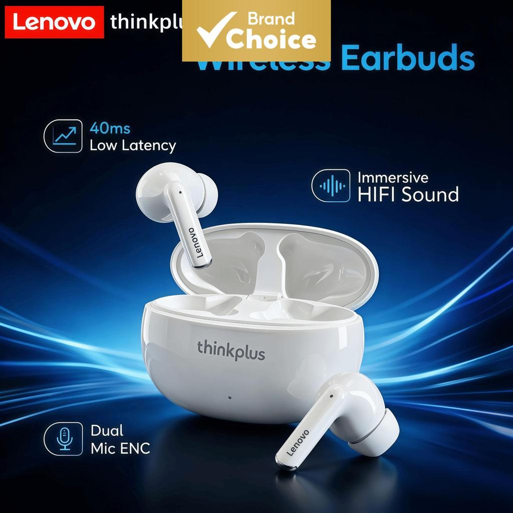 Lenovo XT88 Fones De Ouvido Bluetooth Sem Fio Alta Fidelidade Som ENC Cancelamento Ruído Esportes Treino Leve Confortáve