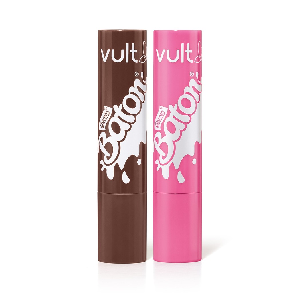 Kit Vult & Baton - Gloss Stick Marrom 2g + Gloss Stick Rosa 2g