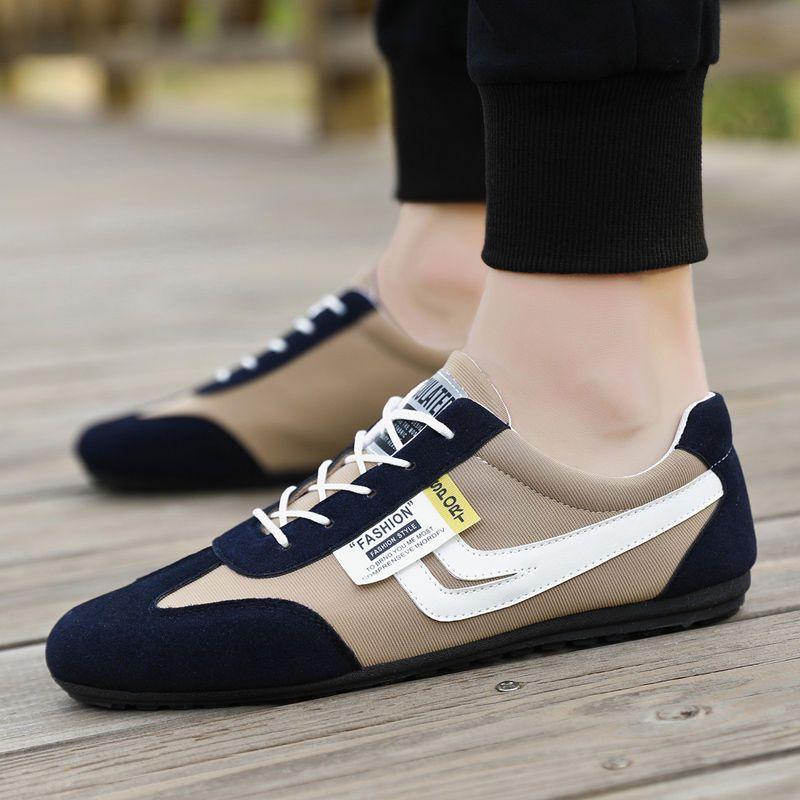 Sapatos de outono masculinos versão coreana na moda sapatos casuais respirável sapatos de lona tênis masculinos leves Al