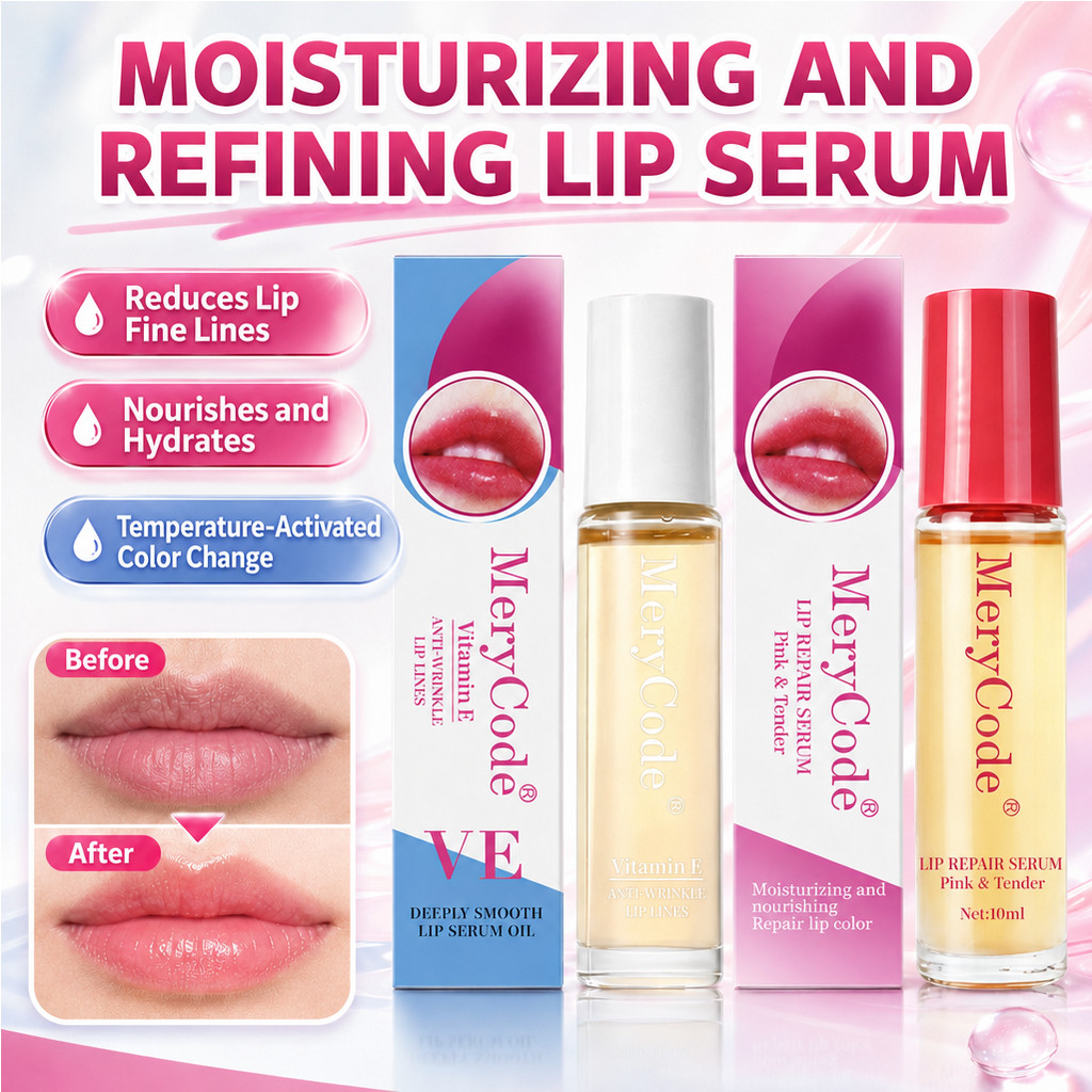Sérum labial hidratante 10ml universal para mulheres, reduz linhas finas nos lábios, suaviza a pele e máscara labial.