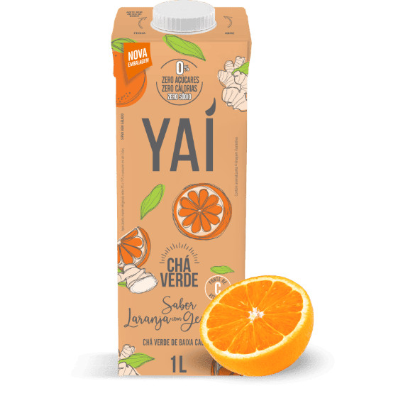yaí Chá Laranja com Gengibre TP 1L