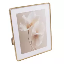 Porta-Retrato Zen 15cm x 20cm Dourado Metal