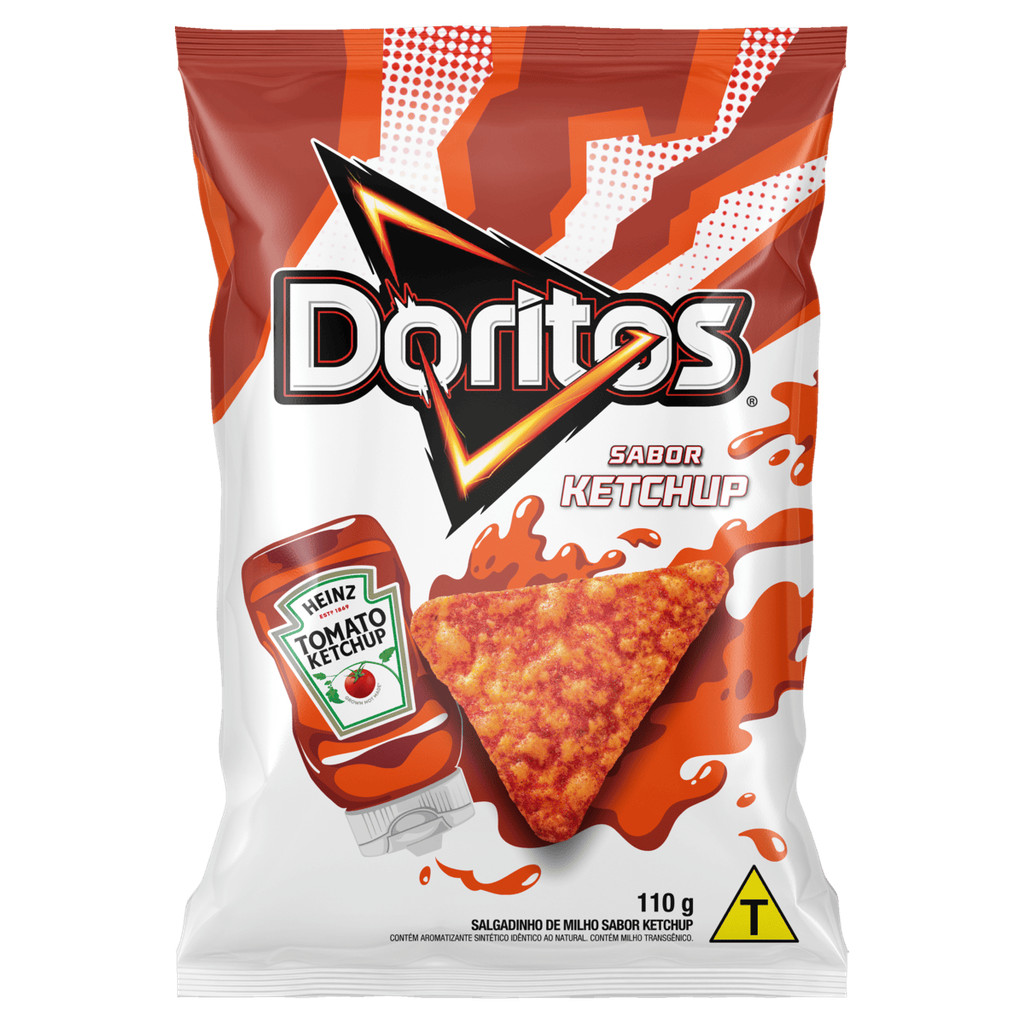 Doritos Salgadinho de Milho Ketchup Pacote 110g