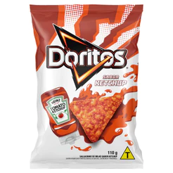 Doritos Salgadinho de Milho Ketchup Pacote 110g