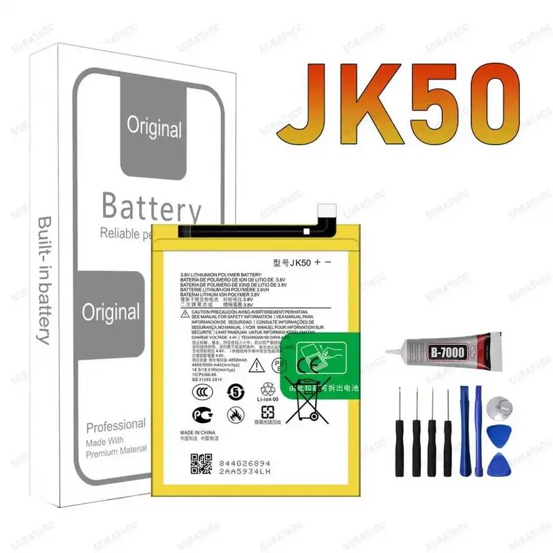 100 % Nova Alta Capacidade JK50 Para Motorola G7 power/G8 lite/E7 Plus/G9 play/M