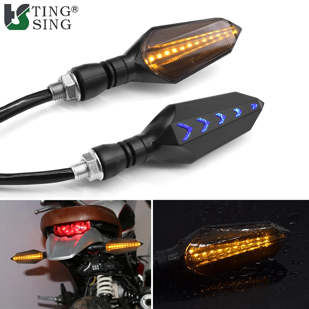Universal Motocicleta 12V LED Luzes De Sinal Volta Pisca Traseiras Dianteiras Para Suzuki GSF 1250 1200 650 BANDIT GSX 1