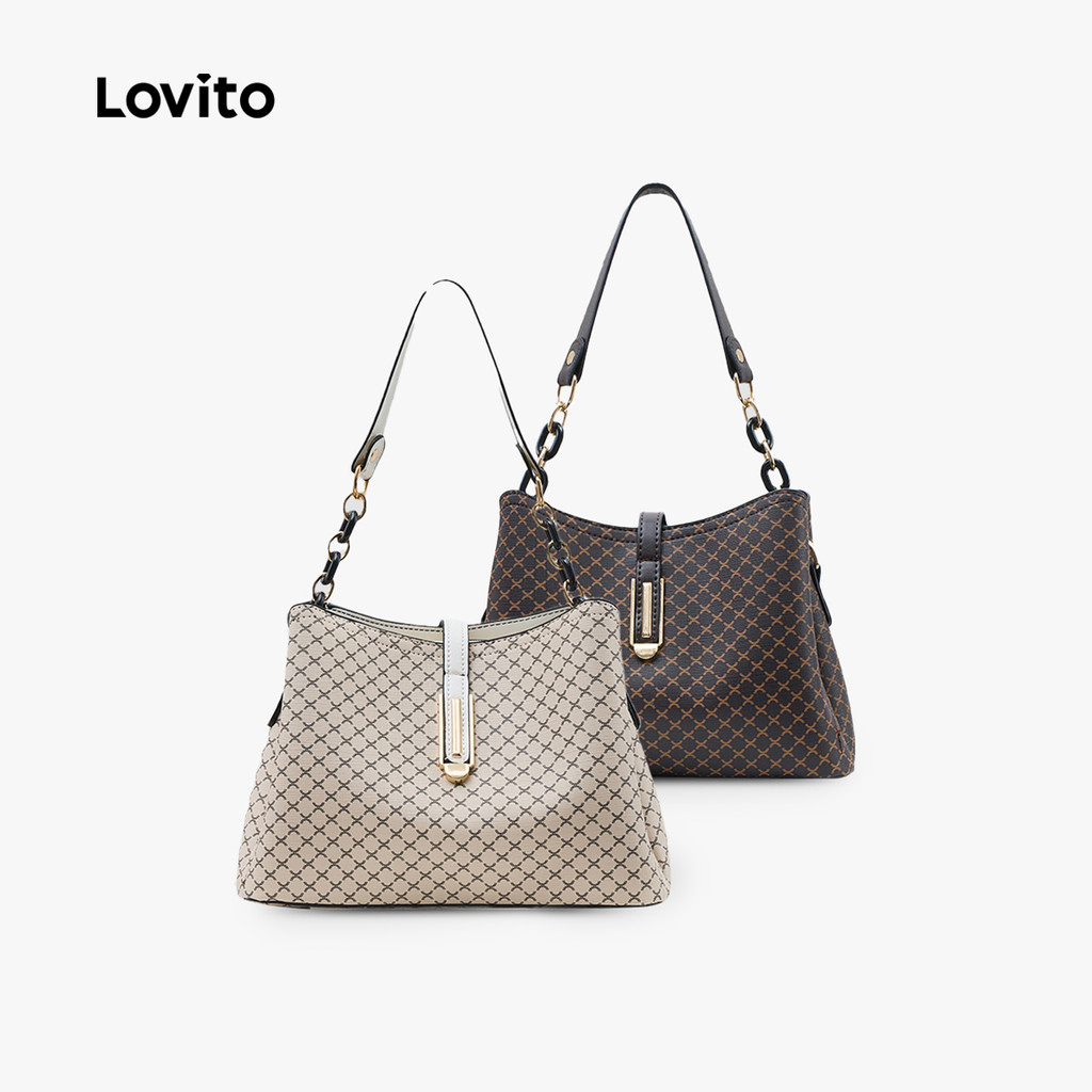 (Elegante) Lovito grande bolsa de ombro pequena para mulheres LFAR11016