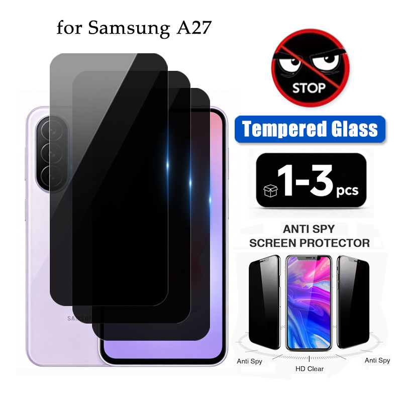 Vidro Temperado De Privacidade Samsung A27 Para A07 A06 A26 A17 A56 A36 A16 A25 A35 A24 A14 A34 A54 A23 A33 A53 A73 A13 