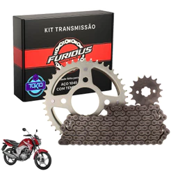 Kit Relação Titan 150 2004 A 2015 CG Fan Transmissão FURIOUS