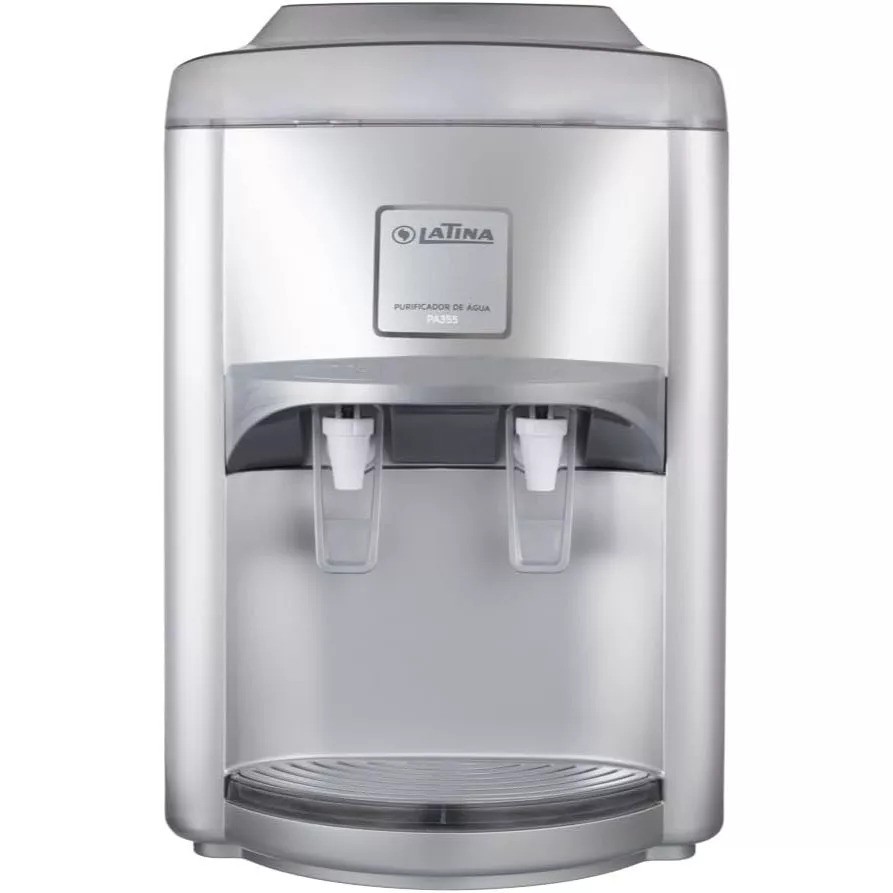 PURIFICADOR DE ÁGUA COMPRESSOR LATINA PA355 PRATA 127V