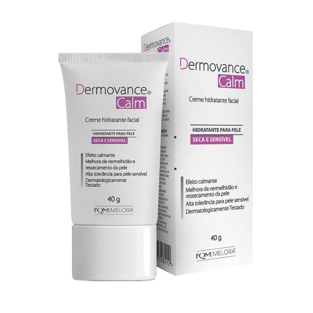 Dermovance Calm Hidratante Facial Pele Seca e Sensível 40g