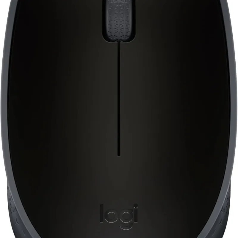 Mouse sem fio Logitech M170 com Design Ambidestro Compacto, Conexão USB e Pilha Inclusa - Preto t